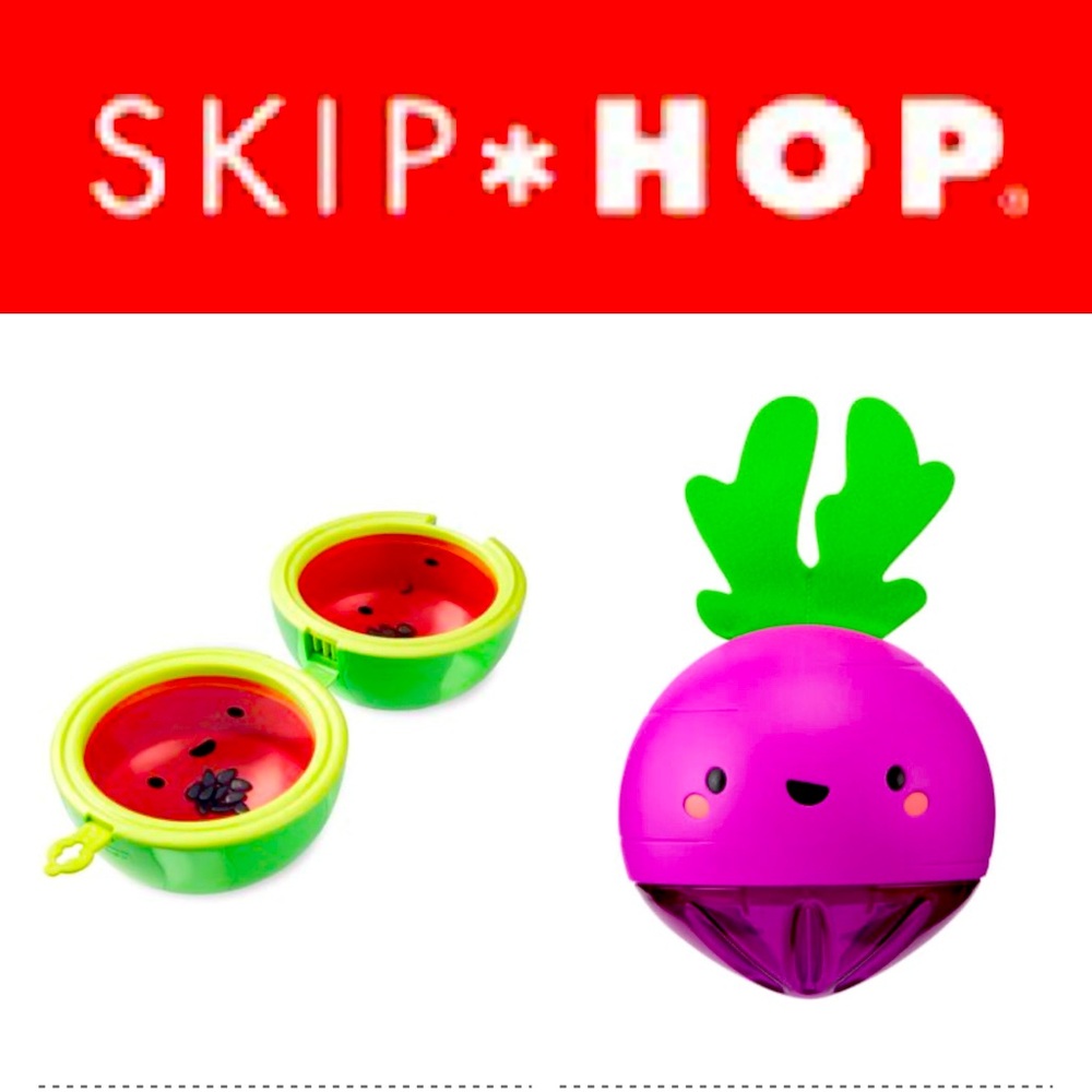 Skip Hop farmstand toy bundle - beet & watermelon
